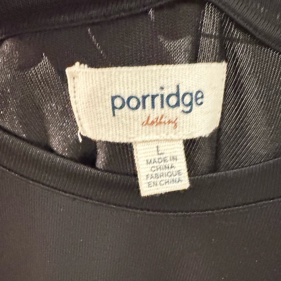 PORRIDGE L SHE MUSCLE metallic shine lightweight sheer  woman cap sleeve tank - Picture 6 of 11